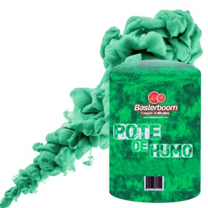 POTE DE HUMO GRANDE VERDE x 1u